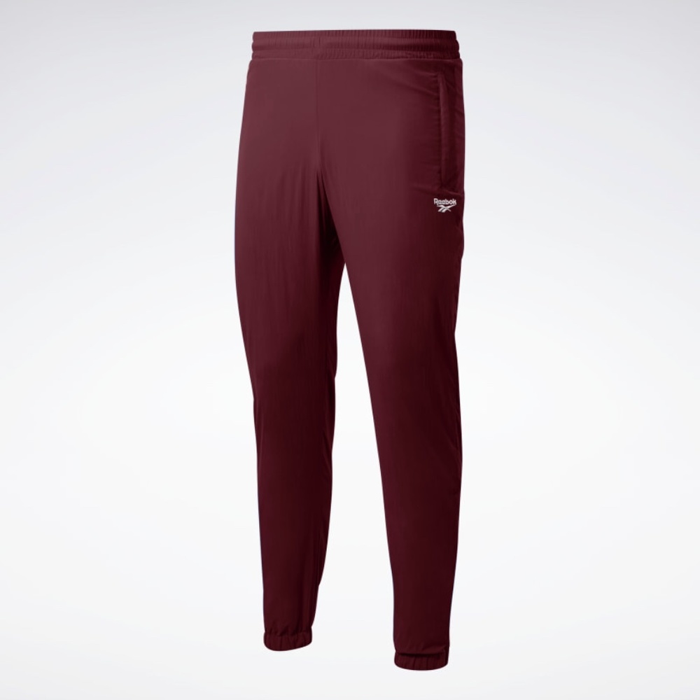 Reebok Classics Vector Track Pants in Burgundy